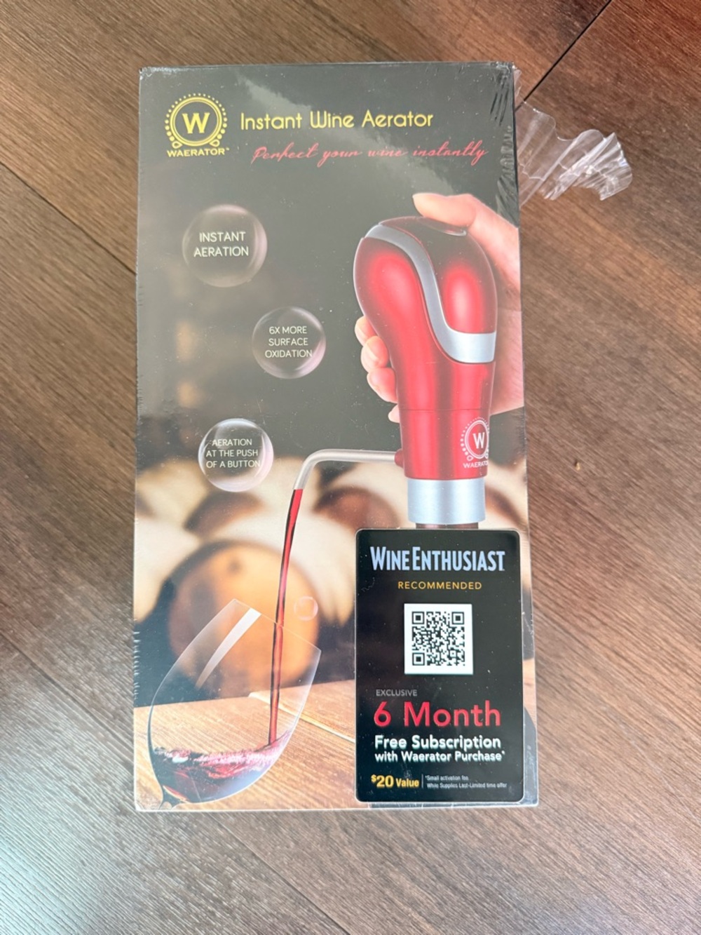 Instant Wine Aerator - Red